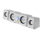 Altavoces Mars Gaming Ms22w 2.2 35w Usb + Jack 3.5mm Blanco