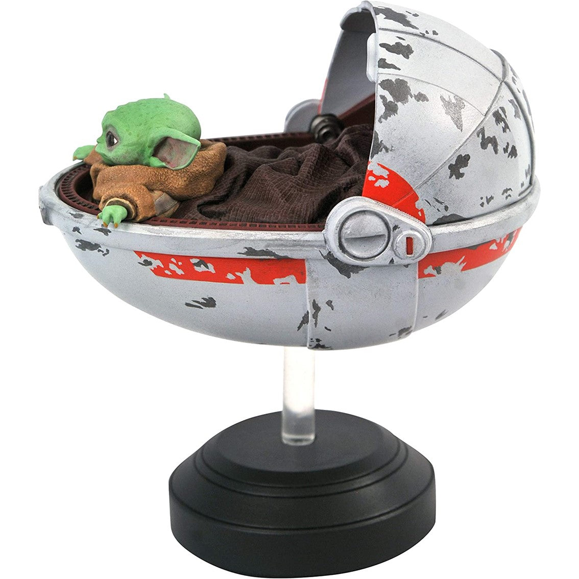 Figura Diamond Select Toys Star Wars The Mandalorian The Child Grogu Cochecito Flotante 1 - 6 Escala Re - Run Resina