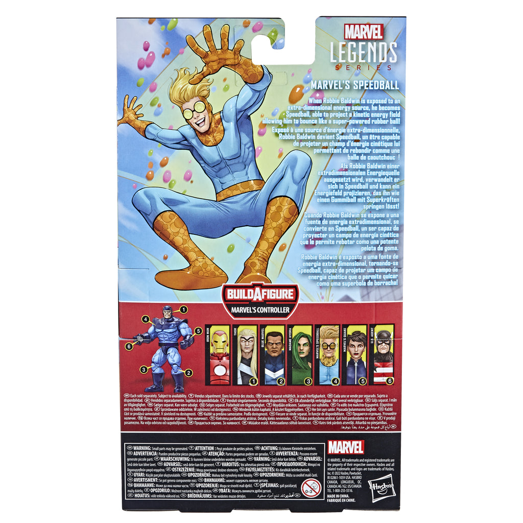 Figura Hasbro Speedball Marvel Legends