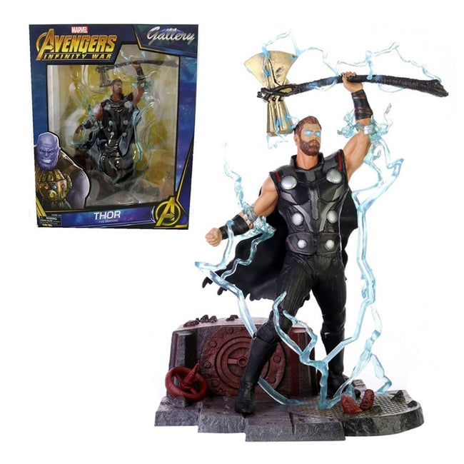 Figura Diamond Select Toys Marvel Avengers 3 Thor Con Stormbreaker Hover Image