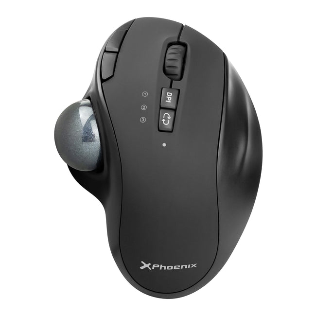 Ratón Inalambrico Phoenix Ergo T1 Ergonomico Trackball Batería Recargable Multidispositivo Hover Image
