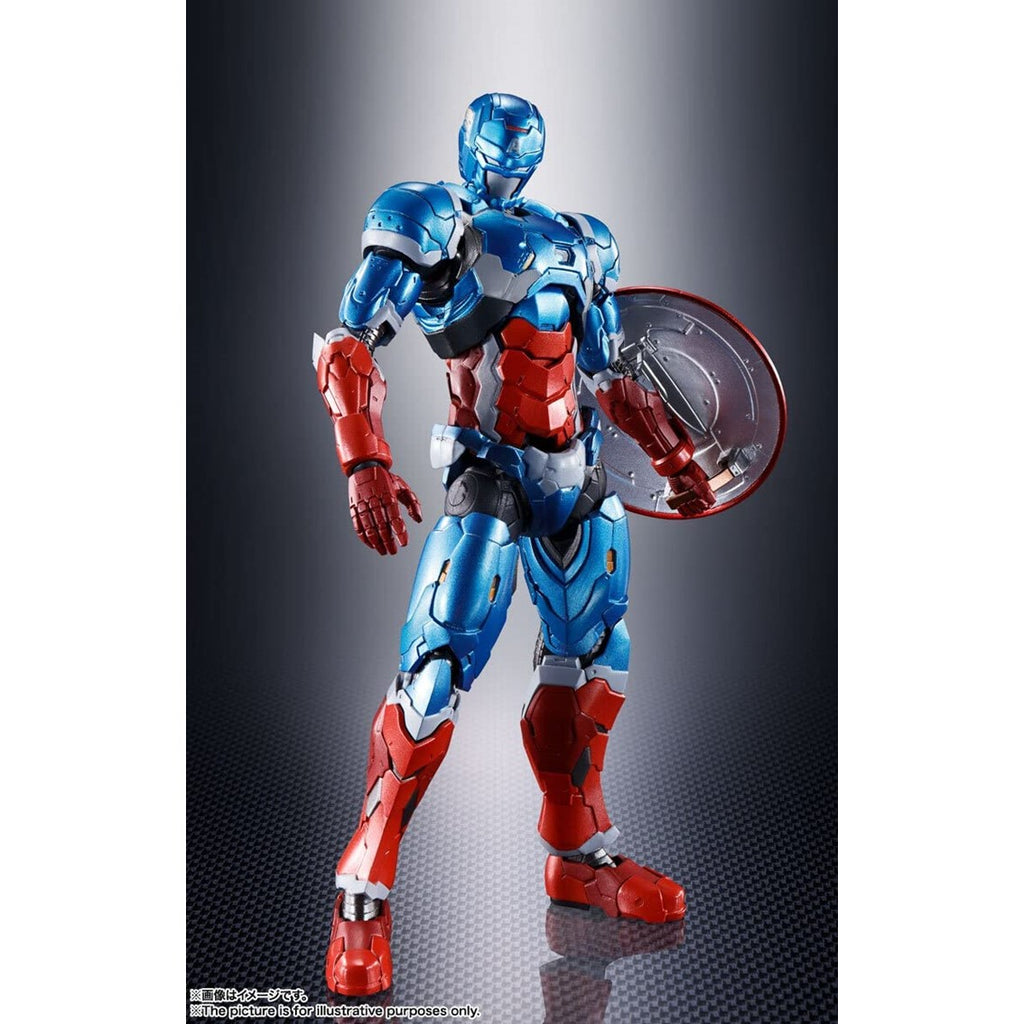 Figura Tamashii Nations Marvel Tech On Avengers Sh Figuarts Capitan America