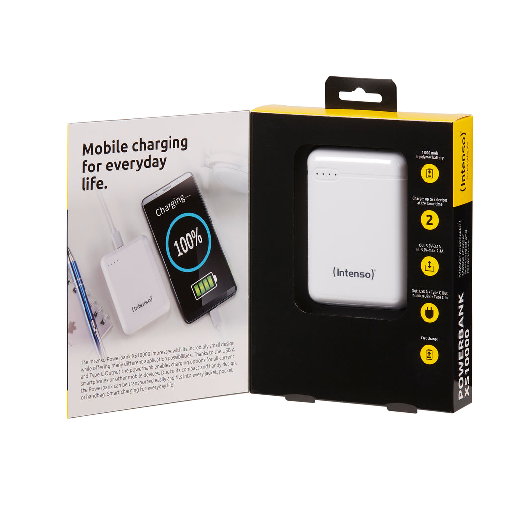 Powerbank Intenso Xs10000 10000 Mah Blanco