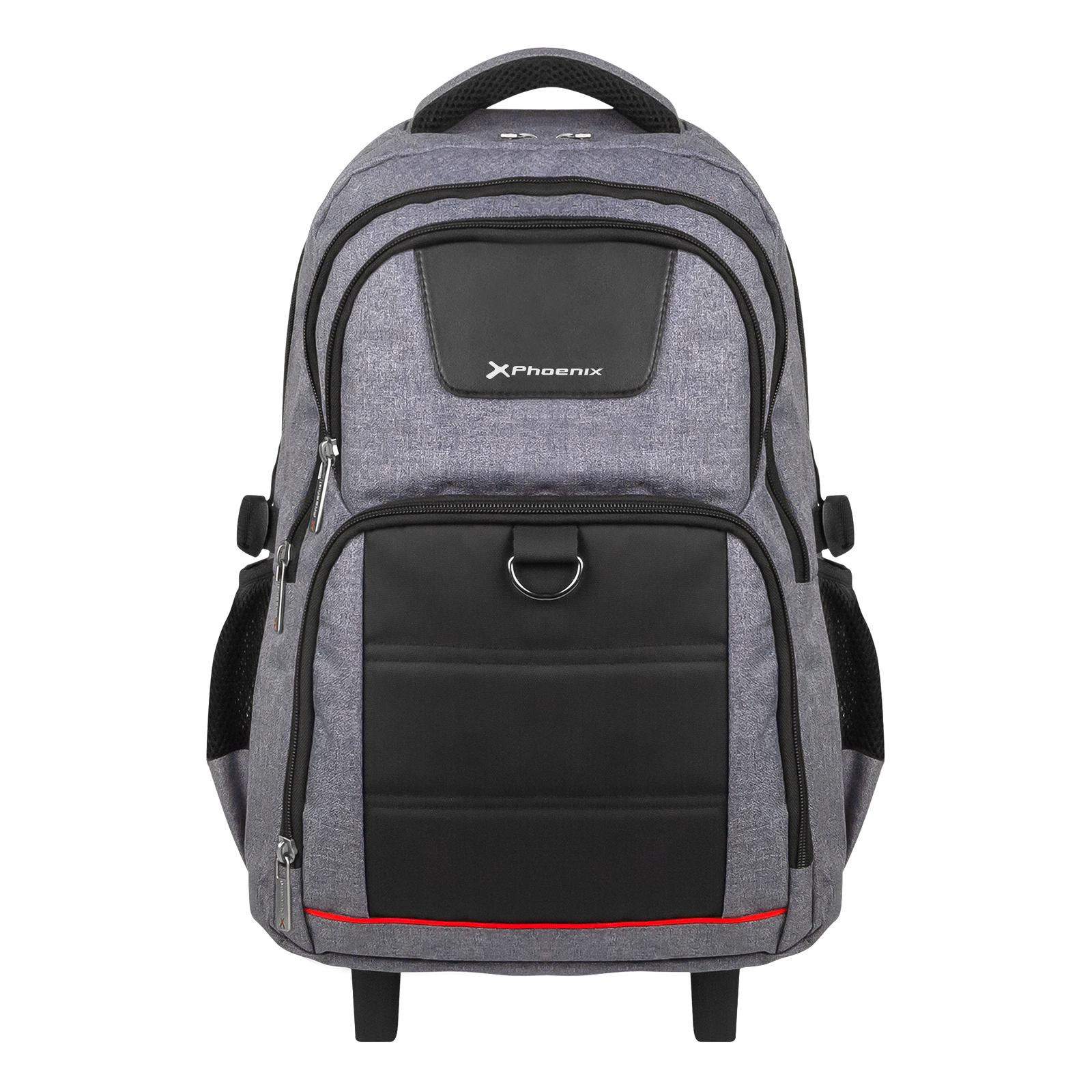 Mochila Con Ruedas Trolley Phoenix Discovery G Para Portátil 17 Pulgadas Gris