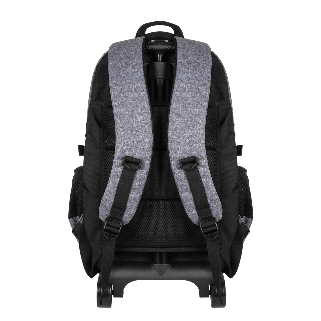 Mochila Con Ruedas Trolley Phoenix Discovery G Para Portátil 17 Pulgadas Gris