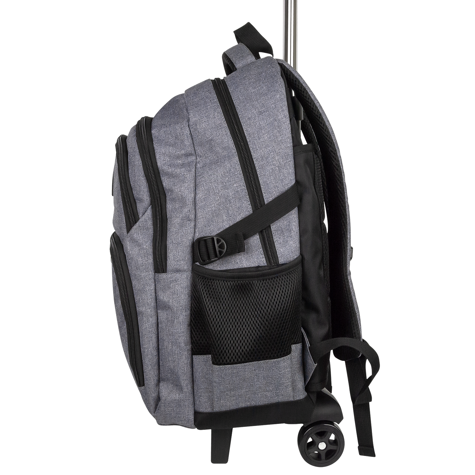 Mochila Con Ruedas Trolley Phoenix Discovery G Para Portátil 17 Pulgadas Gris