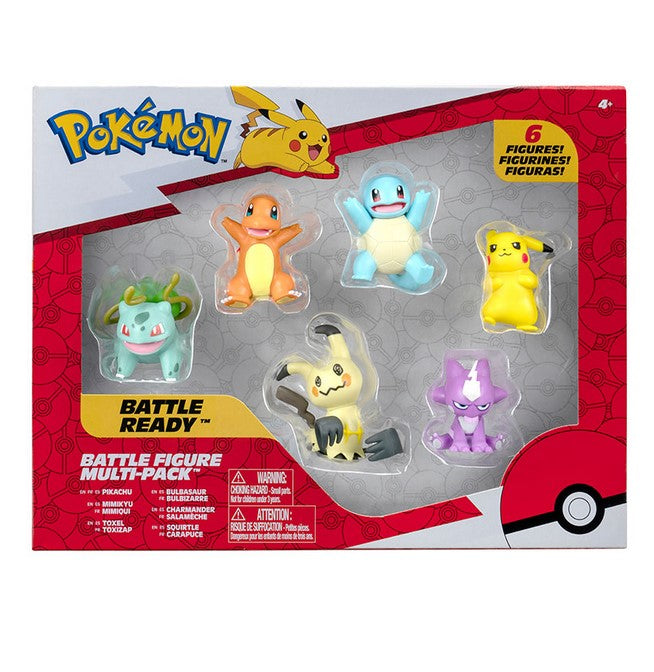 Figuras Pokemon Multipack 6