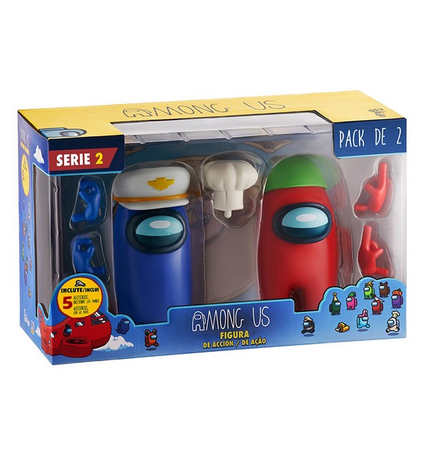 Figura De Acción Surtido Among Us Caja Pack 2