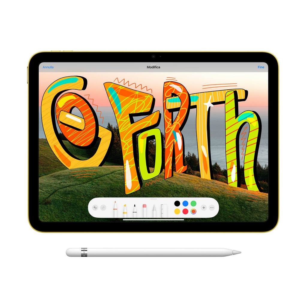 Apple Ipad 10.9 Pulgadas 64gb Wifi Silver 10 Gen 2022 - Liquid Retina - A14 - 12mpx - Comp. Apple Pencil 1 Gen