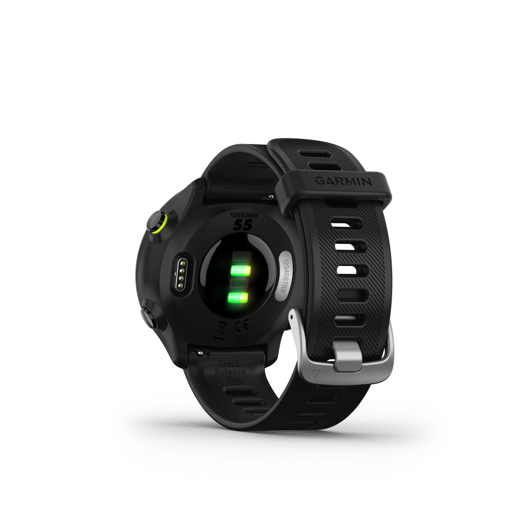 Smartwatch Garmin Forerunner 55 Bt Gps 42mm Mip Negro Resistencia Agua 5atm Pulsómetro Sueo