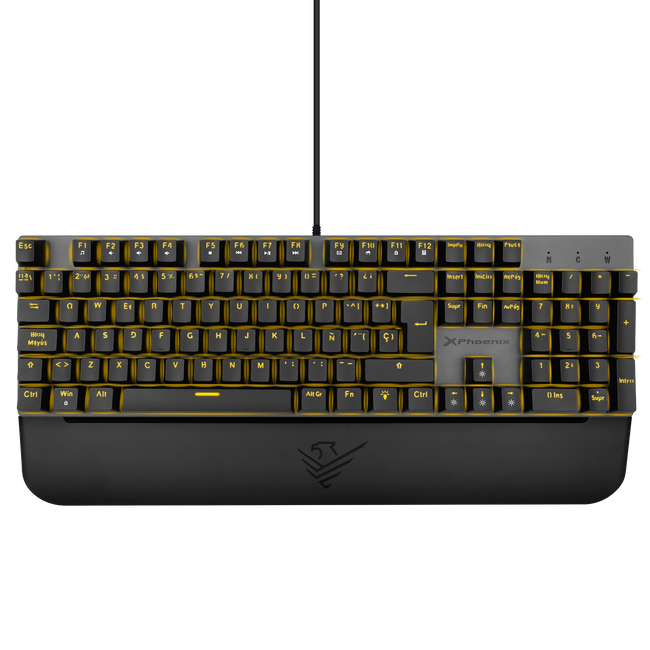 Teclado Mecanico Gaming Phoenix Mk1 Elite Full Rgb Configurable Switches Brown Usb Con Reposamuecas Main Image