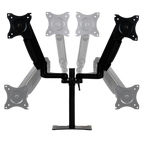 Brazo Phoenix Articulado Soporte Doble Monitor Ajustable 27 Pulgadas Vesa 75 X 75 - 100 X 100