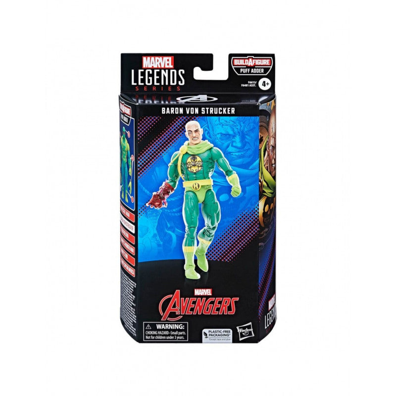 Figura Hasbro Marvel Legends Series Avengers Baron Von Strucker