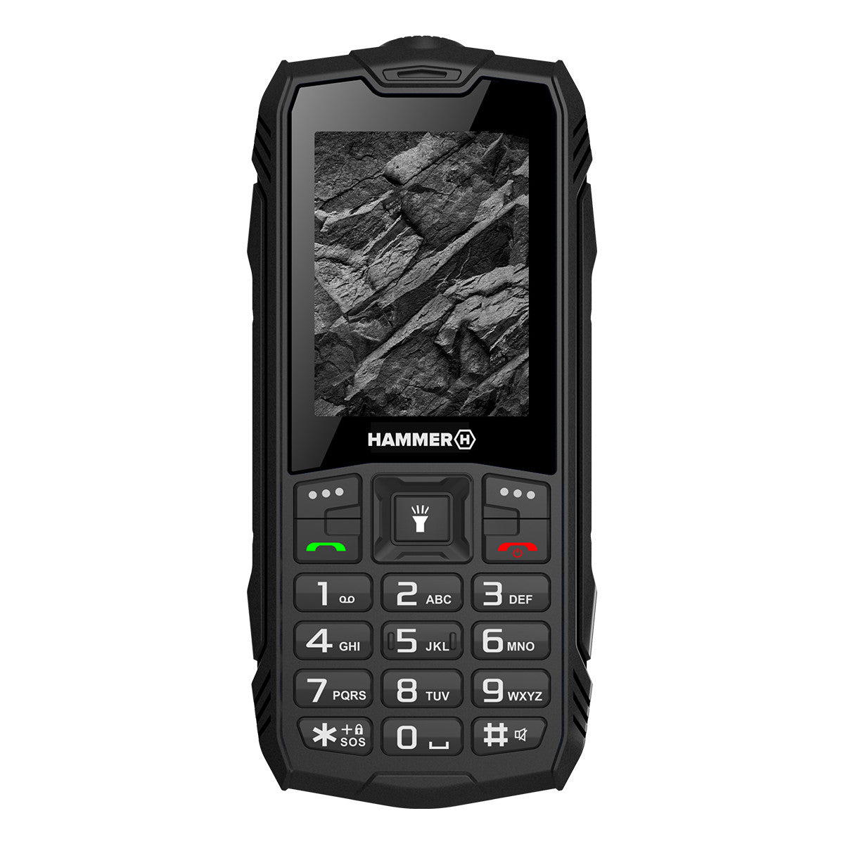 Telefono Movil Rugerizado Hammer Rock 2.4 Pulgadas - 0.3mpx - 2g