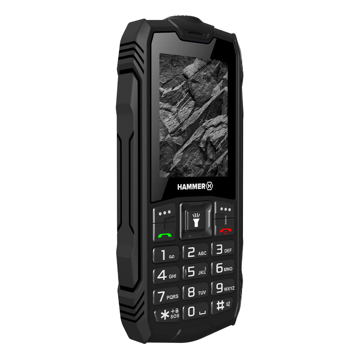 Telefono Movil Rugerizado Hammer Rock 2.4 Pulgadas - 0.3mpx - 2g