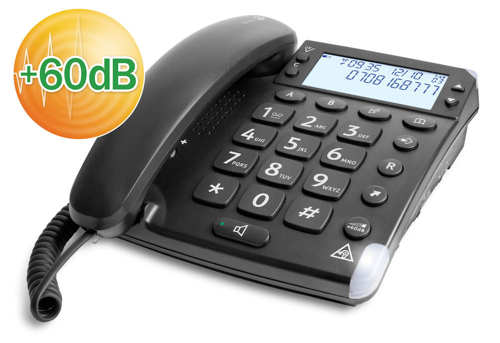 Telefono Fijo Doro Magna Black - Negro