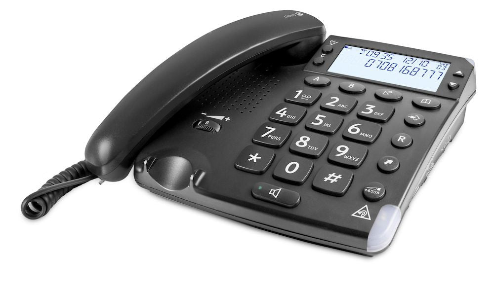 Telefono Fijo Doro Magna Black - Negro