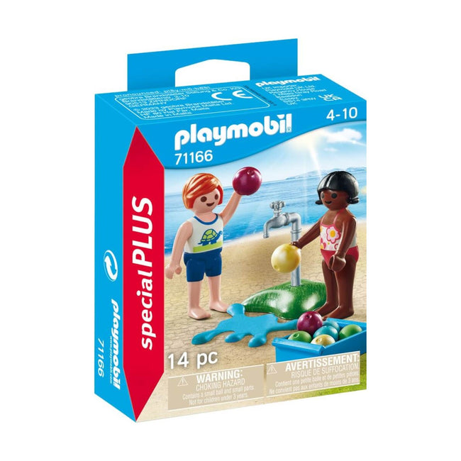 Playmobil Nios Con Globos De Agua Hover Image
