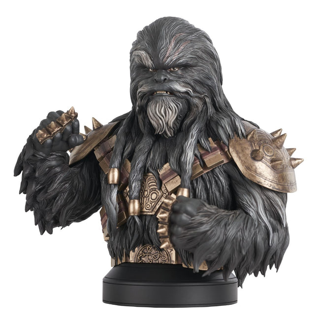 Figura Busto Diamond Collection Star Wars The Book Of Boba Fett Krrsantan Mini Busto Resina Hover Image