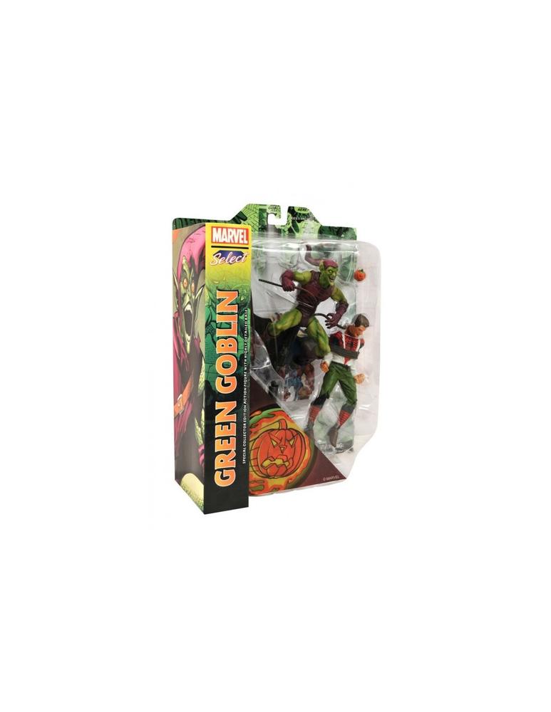 Figura Diamond Select Toys Marvel Classic The Amazing Spider - Man Re - Run Green Gobling Vs Spider - Man 18cm