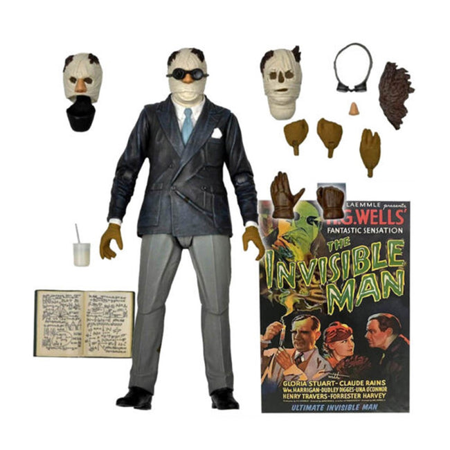 Figura Neca Universal Monster Scale Action Ultimate Invisible Man Hover Image