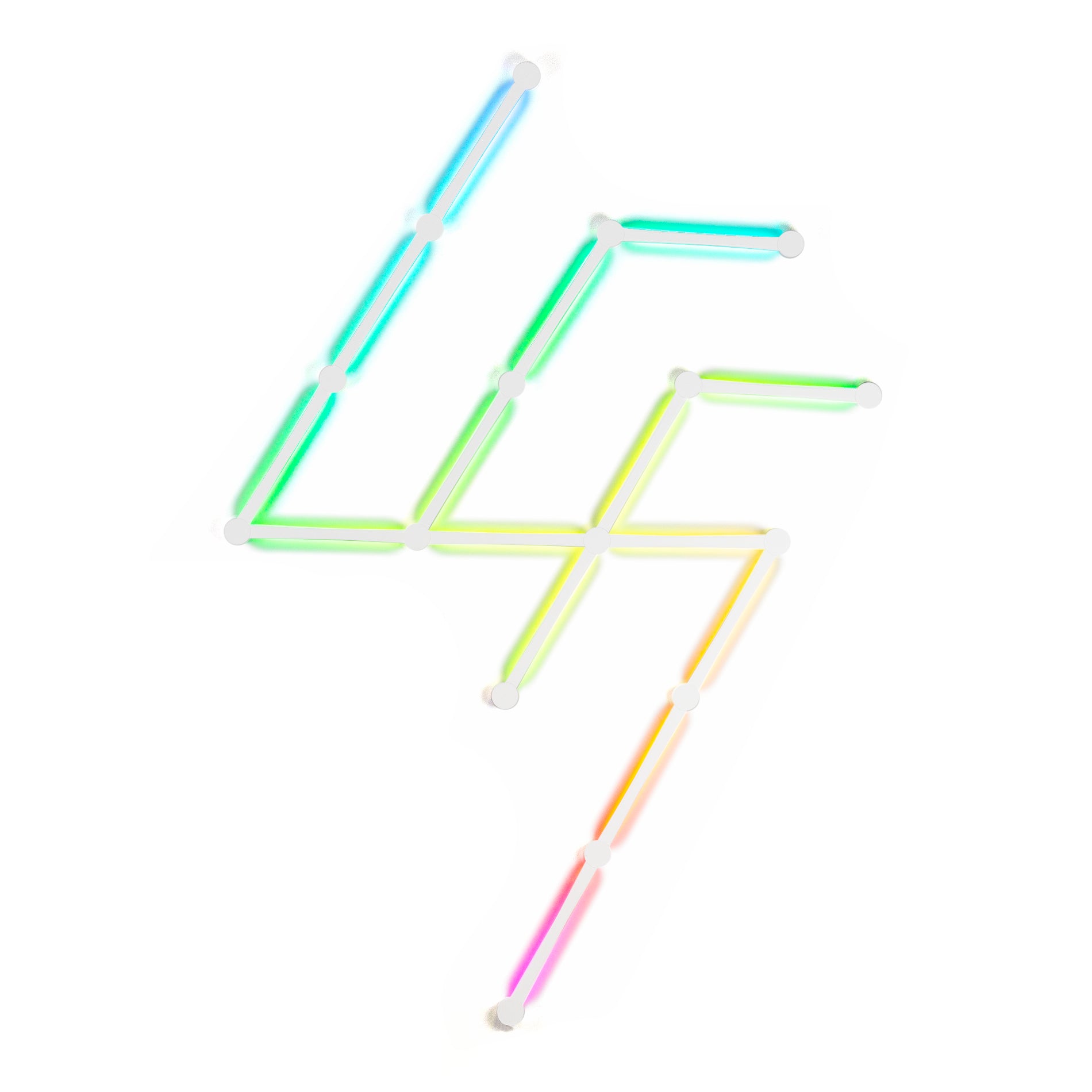 Phoenix Aura Kit De Luces Inteligentes Rgb Para Pared Control Por App Diseo Modular