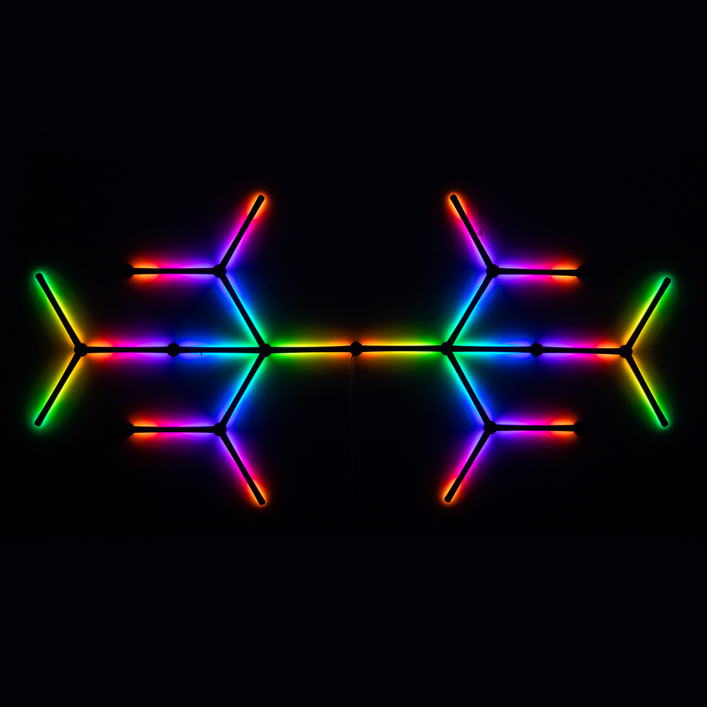 Phoenix Aura Kit De Luces Inteligentes Rgb Para Pared Control Por App Diseo Modular
