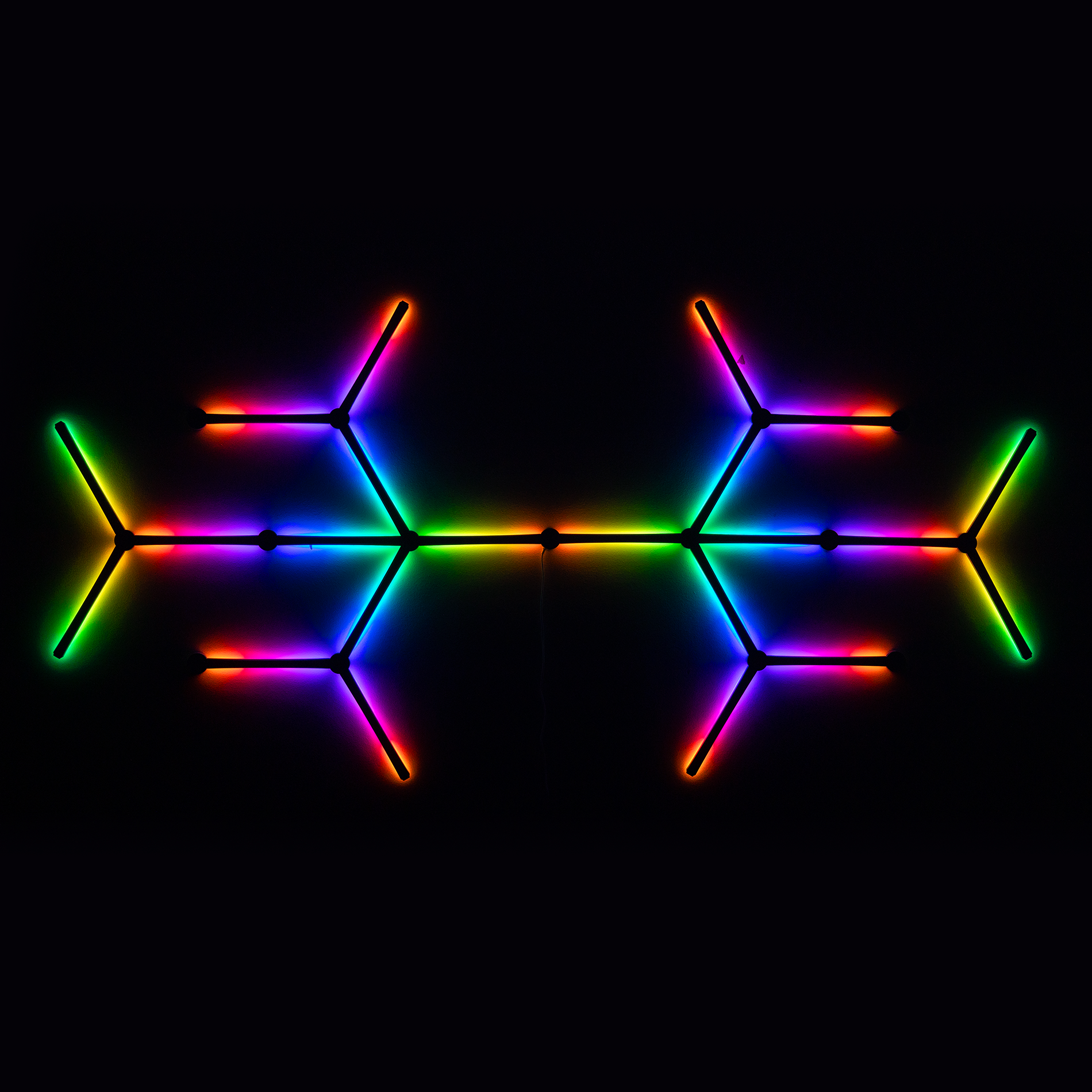 Phoenix Aura Kit De Luces Inteligentes Rgb Para Pared Control Por App Diseo Modular