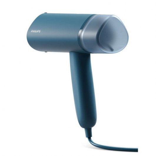 Plancha Vertical Vaporizador Philips 3000 Series Azul 1000w - Plegable - Dep 100ml - Antibacterias - Antiacaros