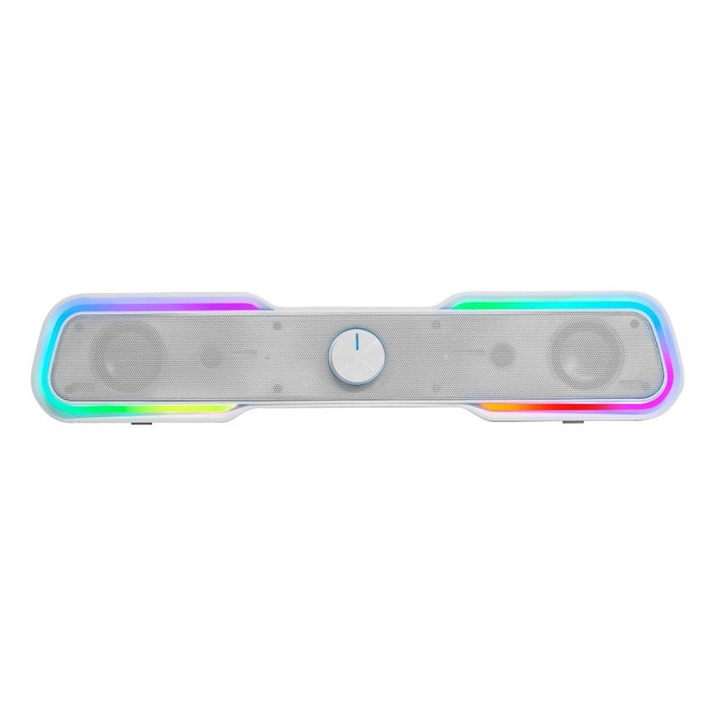 Barra De Sonido Mars Gaming Msbx 10w Rgb Blanca