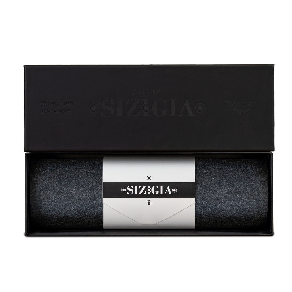 Phoenix Sizigia Alfombrilla Premium De Fieltro Para Escritorio Gris Oscuro L