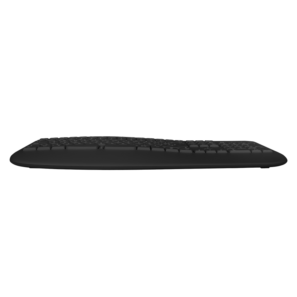 Phoenix K201 Teclado Ergonomico Inalambrico 2.4ghz Negro