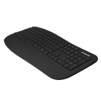 Phoenix K201 Teclado Ergonomico Inalambrico 2.4ghz Negro