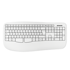 Phoenix K201 Teclado Ergonómico Inalámbrico 2.4ghz Blanco