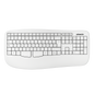 Phoenix K201 Teclado Ergonómico Inalámbrico 2.4ghz Blanco
