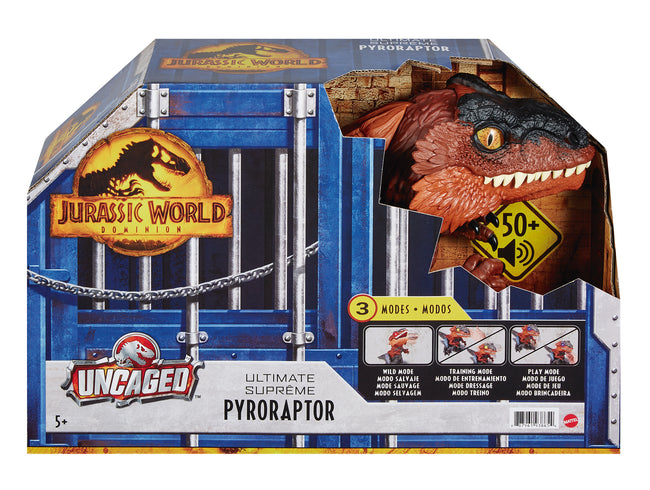 Figura Mattel Jurassic World Dinosaurio Desenjaulado En Llamas Hover Image