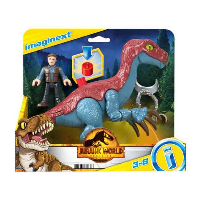 Figura Mattel Jurassic World Therizinosaurus Hover Image