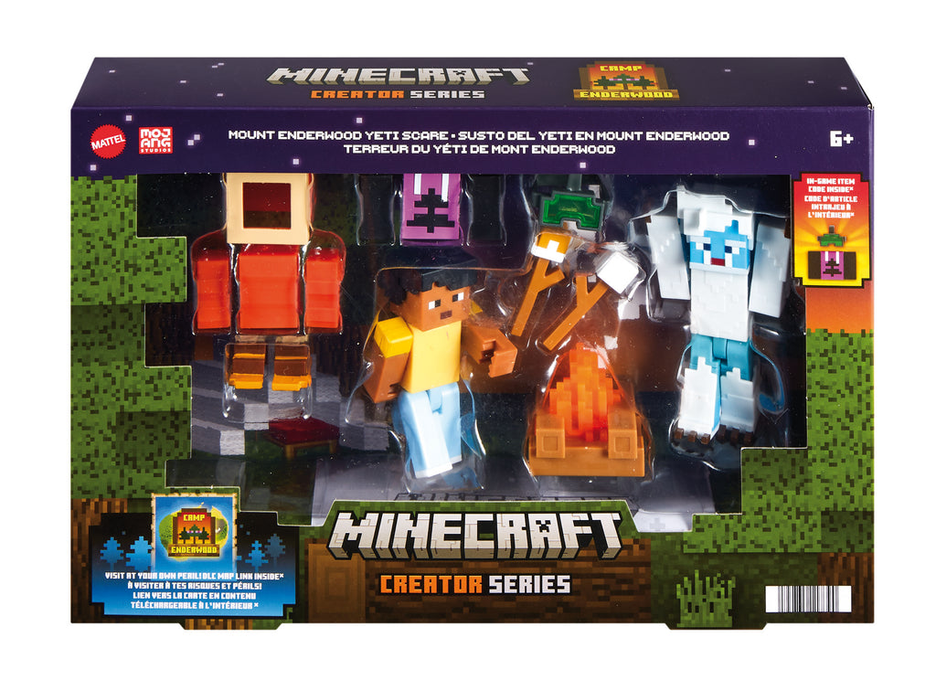 Figura Mattel Minecraft Creator Series Susto Del Yeti