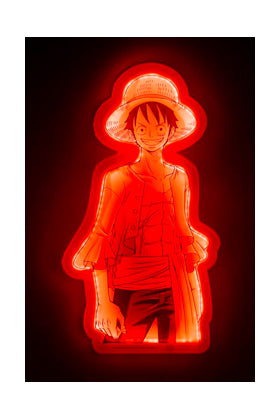 Mural Lampara Neon Teknofun Madcow Entertainment One Piece Luffy 30 Cm Hover Image