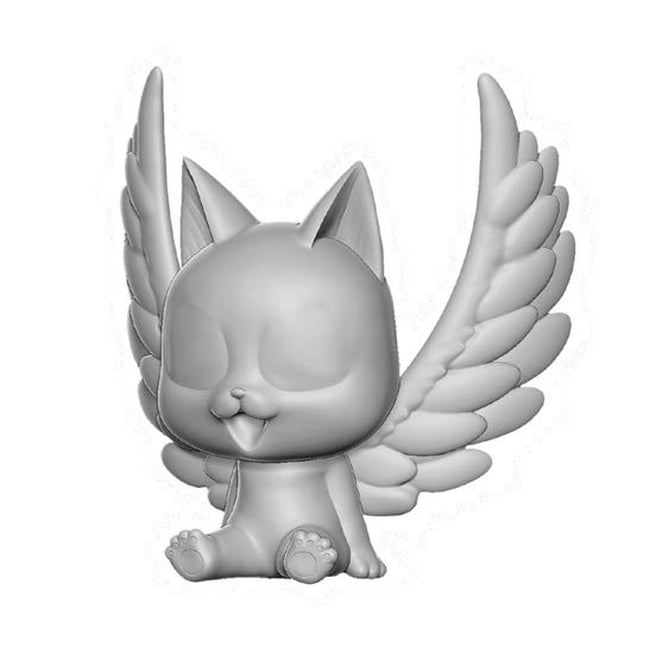 Figura Hucha Plastoy Fairy Tail Happy Alas Desplegadas Hover Image