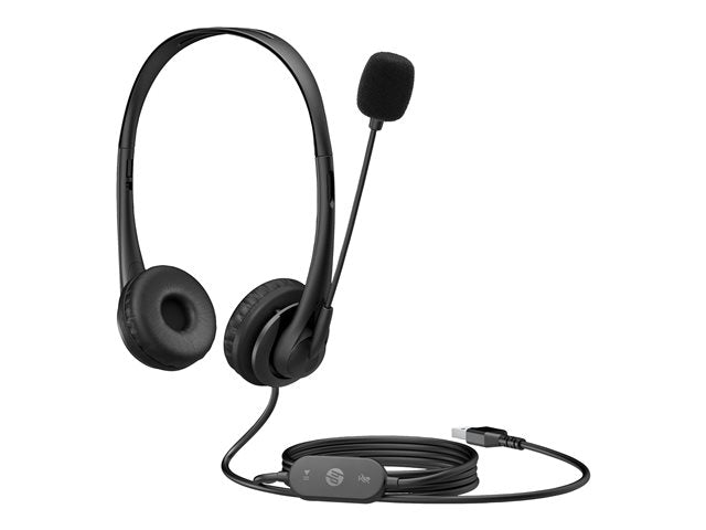 Auriculares Hp Wired Usb - A Stereo Headset Euro