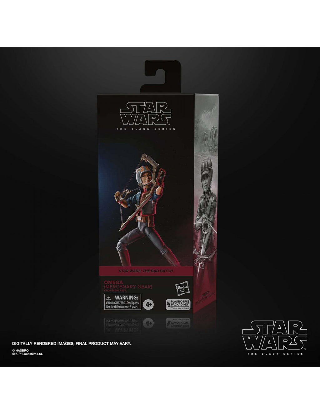 Figura Hasbro Star Wars The Black Series Omega (equipo Mercenario)