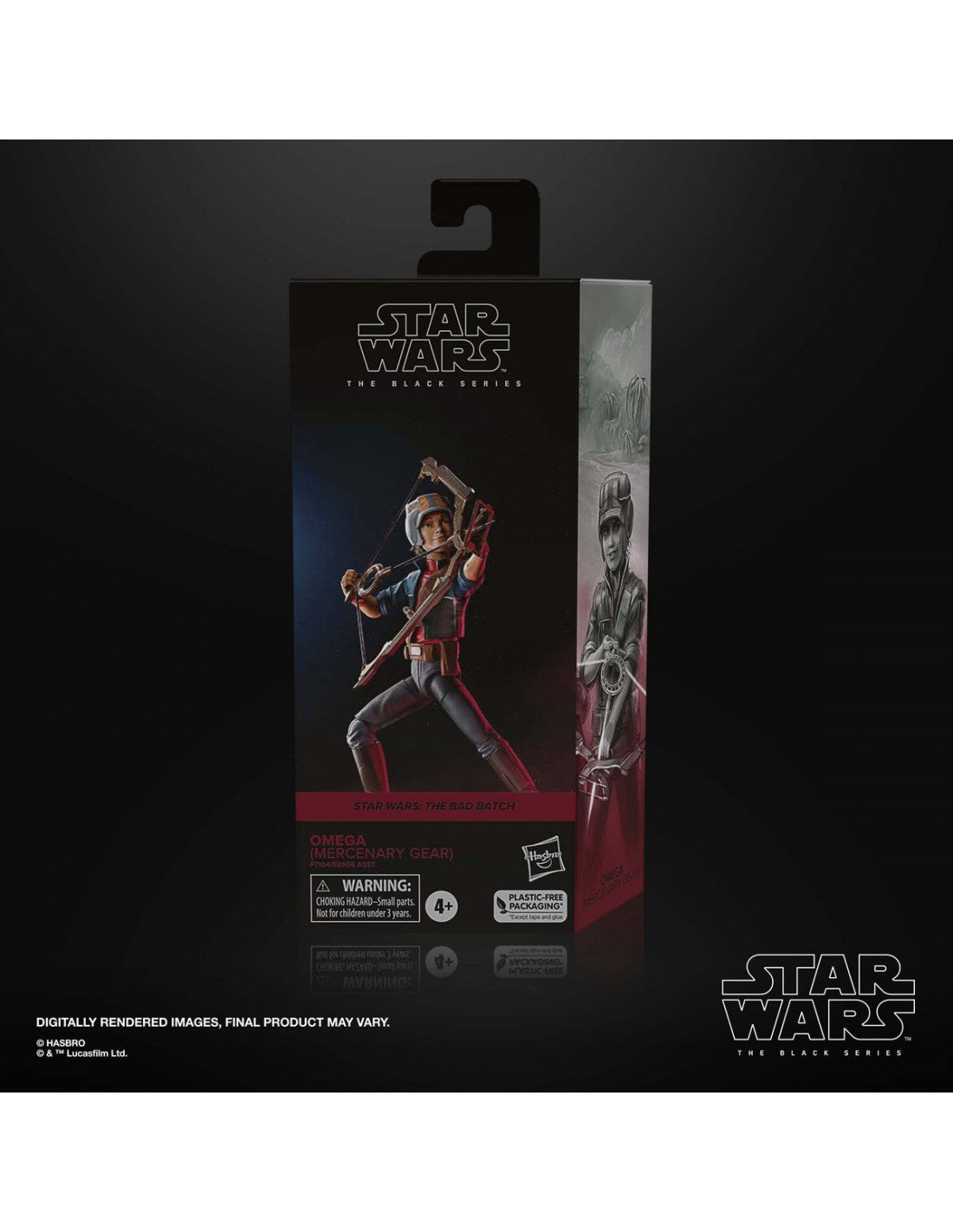 Figura Hasbro Star Wars The Black Series Omega (equipo Mercenario)