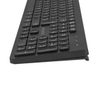 Teclado Inalambrico Qwerty Phoenix K200 Negro Delgado