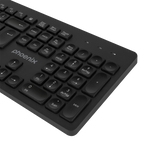 Teclado Inalambrico Qwerty Phoenix K200 Negro Delgado