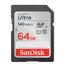 Tarjeta De Memoria Secure Digital Sdxc Sandisk Ultra - 64gb - Clase 10 - Sdxc - 140mb - S