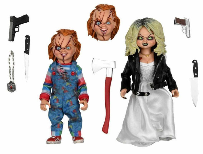 Pack 2 Figuras Bride Of Chucky Chucky & Tiffany 20 Cm Hover Image