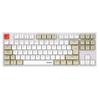 Teclado Gaming Royal Pbt Mecanico Blanco