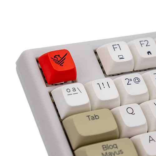 Teclado Gaming Royal Pbt Mecanico Blanco