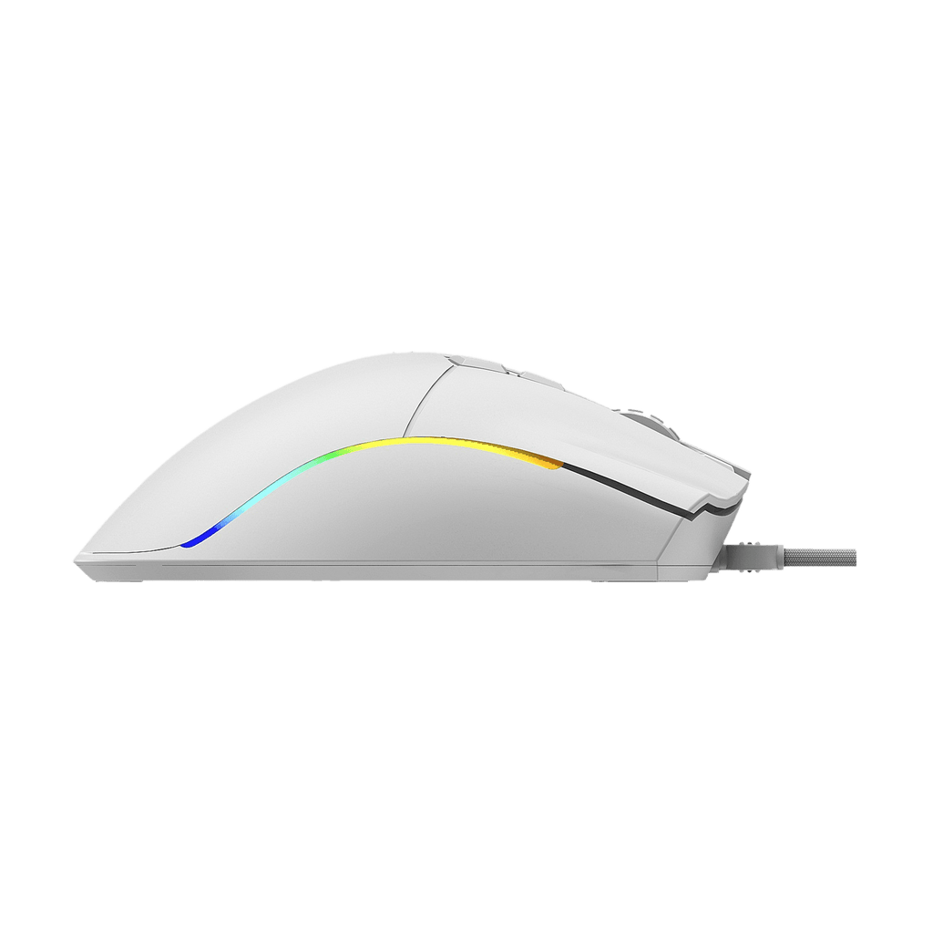 Ratón Phoenix Gaming Void 12000 Dpi De Alto Rendimiento Blanco Rgb Usb Configurable